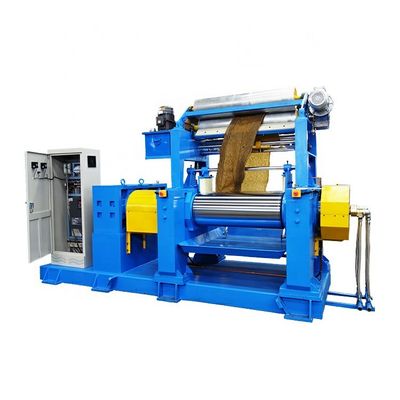 90 Kw Two Roll Mixing Mill Machine 22 Inch For Rubber Sheeting