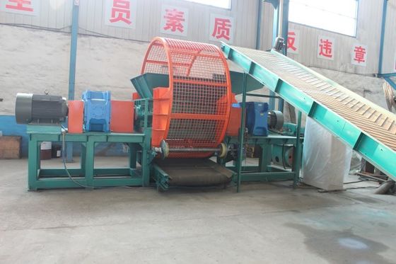 415V 50HZ Rubber Tire Shredder LP800 Waste Tire Recycling Line