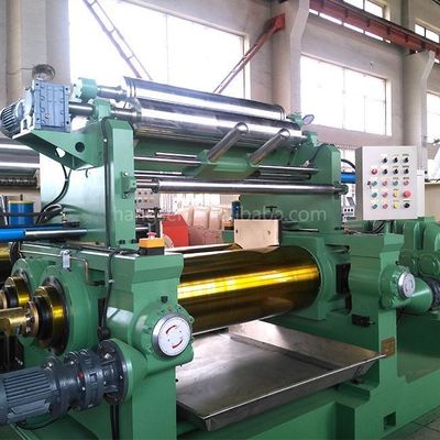 XK360 Open Type Two Roll Mill Rubber Process Machine Three Phase