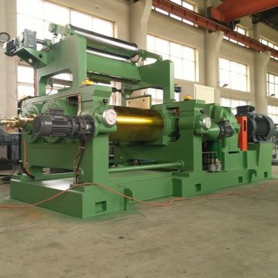 XK360 Open Type Two Roll Mill Rubber Process Machine Three Phase