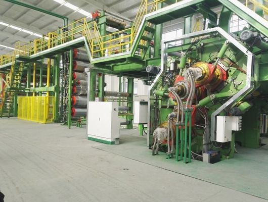 Three Roll Rubber Calender Machine Rubber Process Machine Conveyor Belt Production Line