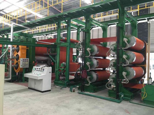 Three Roll Rubber Calender Machine Rubber Process Machine Conveyor Belt Production Line